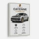 Porsche Cayenne Turbo GT Specs Wall Art