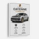 Porsche Cayenne Turbo GT Specs Wall Art
