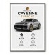 Porsche Cayenne Turbo GT Specs Wall Art