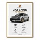 Porsche Cayenne Turbo GT Specs Wall Art