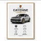 Porsche Cayenne Turbo GT Specs Wall Art