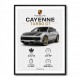 Porsche Cayenne Turbo GT Specs Wall Art