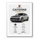 Porsche Cayenne Turbo GT Specs Wall Art