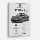 Porsche Cayman S Sports Car Wall Art