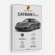 Porsche Cayman S Sports Car Wall Art