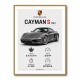 Porsche Cayman S Sports Car Wall Art
