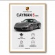 Porsche Cayman S Sports Car Wall Art
