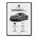 Porsche Cayman S Sports Car Wall Art
