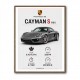 Porsche Cayman S Sports Car Wall Art