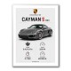 Porsche Cayman S Sports Car Wall Art