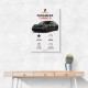 Porsche Panamera Turbo S Black Car Art Print