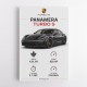 Porsche Panamera Turbo S Black Car Art Print