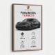 Porsche Panamera Turbo S Black Car Art Print
