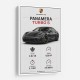 Porsche Panamera Turbo S Black Car Art Print