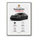 Porsche Panamera Turbo S Black Car Art Print
