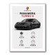 Porsche Panamera Turbo S Black Car Art Print