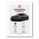 Porsche Panamera Turbo S Black Car Art Print