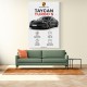 Porsche Taycan Turbo S Car Wall Art