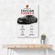 Porsche Taycan Turbo S Car Wall Art