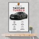 Porsche Taycan Turbo S Car Wall Art