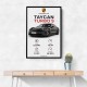 Porsche Taycan Turbo S Car Wall Art