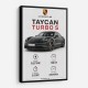 Porsche Taycan Turbo S Car Wall Art