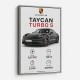 Porsche Taycan Turbo S Car Wall Art