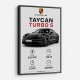 Porsche Taycan Turbo S Car Wall Art