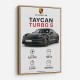 Porsche Taycan Turbo S Car Wall Art