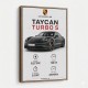 Porsche Taycan Turbo S Car Wall Art