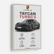 Porsche Taycan Turbo S Car Wall Art