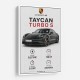Porsche Taycan Turbo S Car Wall Art