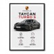 Porsche Taycan Turbo S Car Wall Art