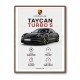 Porsche Taycan Turbo S Car Wall Art