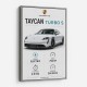 Porsche Taycan Turbo S Car Wall Art
