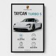 Porsche Taycan Turbo S Car Wall Art