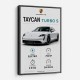 Porsche Taycan Turbo S Car Wall Art