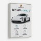 Porsche Taycan Turbo S Car Wall Art