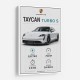 Porsche Taycan Turbo S Car Wall Art