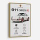 Porsche 911 Carrera RS Car Art Print