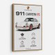 Porsche 911 Carrera RS Car Art Print