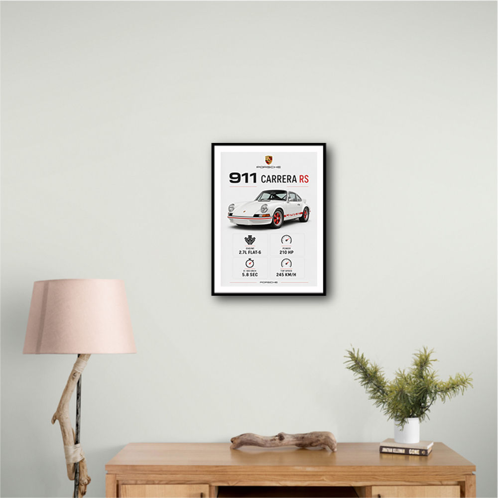 Porsche 911 Carrera RS Car Art Print