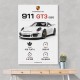 Porsche 911 GT3 Car Art Print