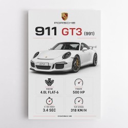 Porsche 911 GT3 Car Art Print