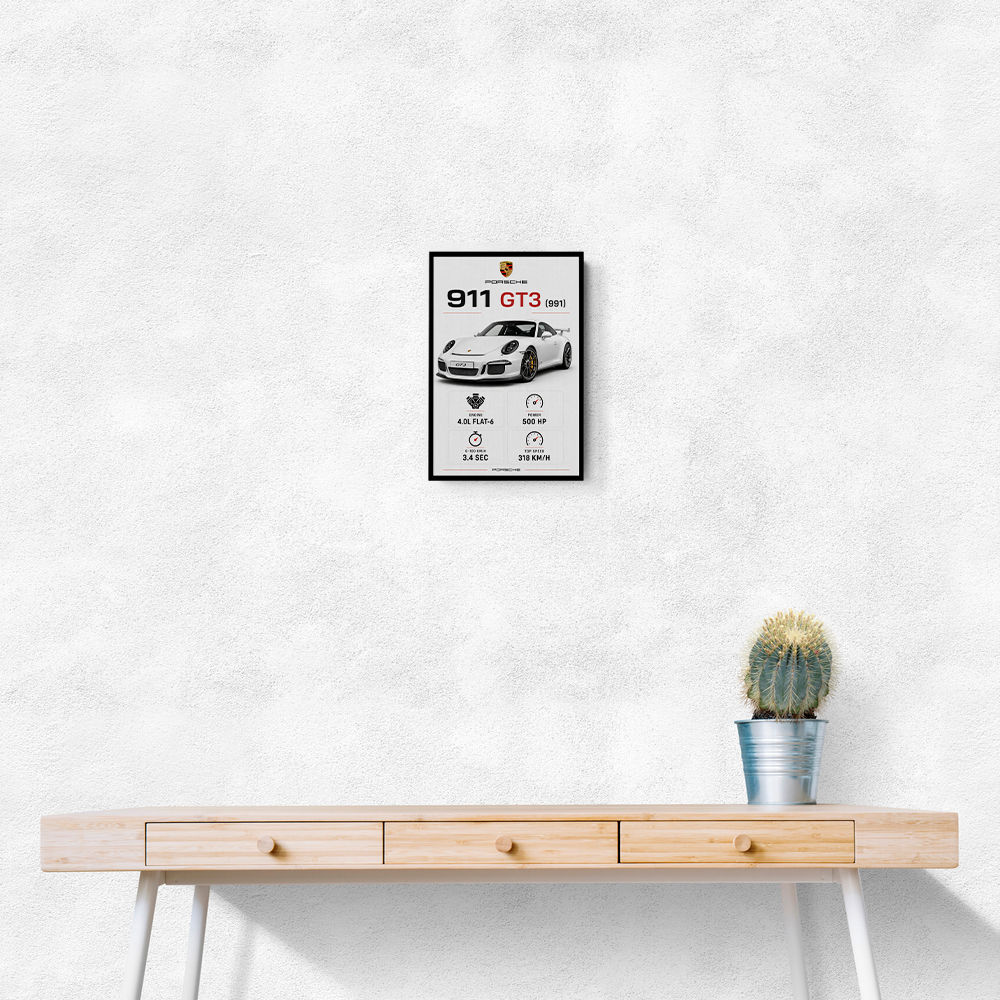Porsche 911 GT3 Car Art Print