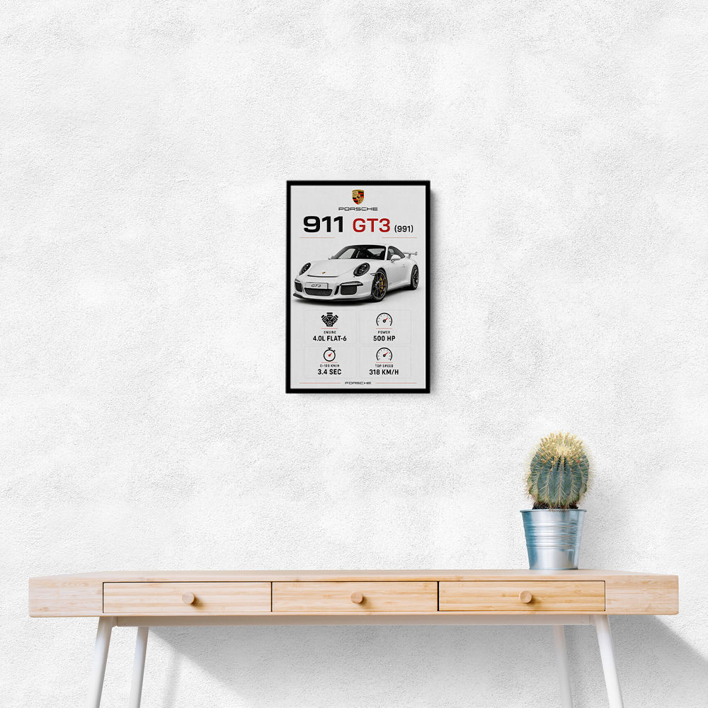 Porsche 911 GT3 Car Art Print