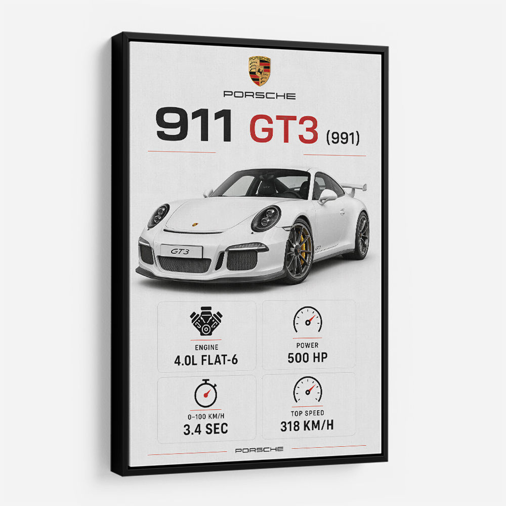 Porsche 911 GT3 Car Art Print