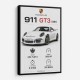 Porsche 911 GT3 Car Art Print