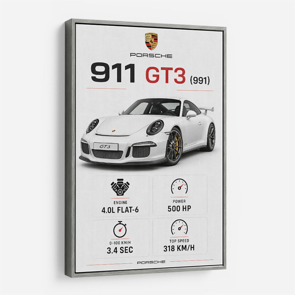 Porsche 911 GT3 Car Art Print