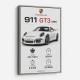 Porsche 911 GT3 Car Art Print